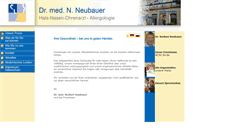 Desktop Screenshot of praxis-neubauer.de